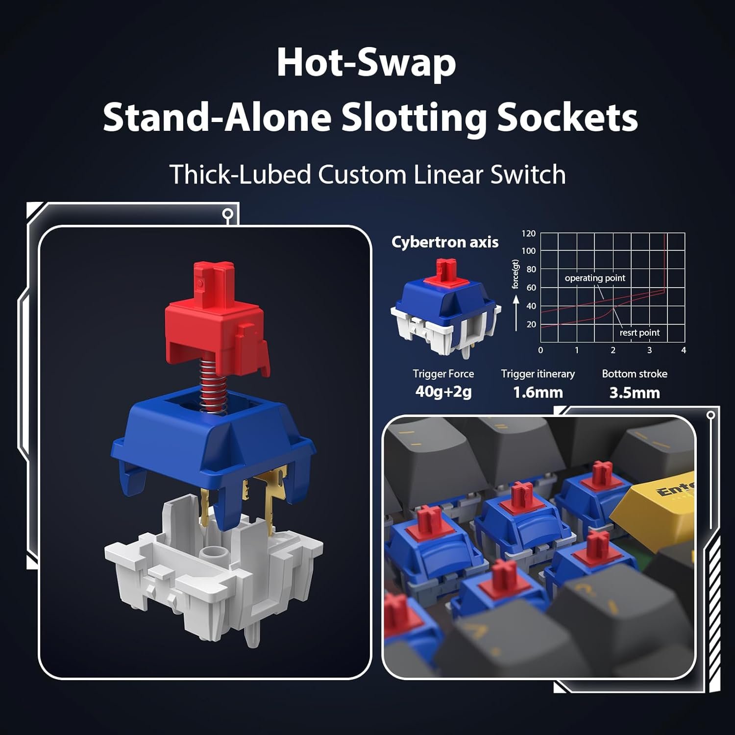 Transformers GK03 Mechanical Keyboard Wireless