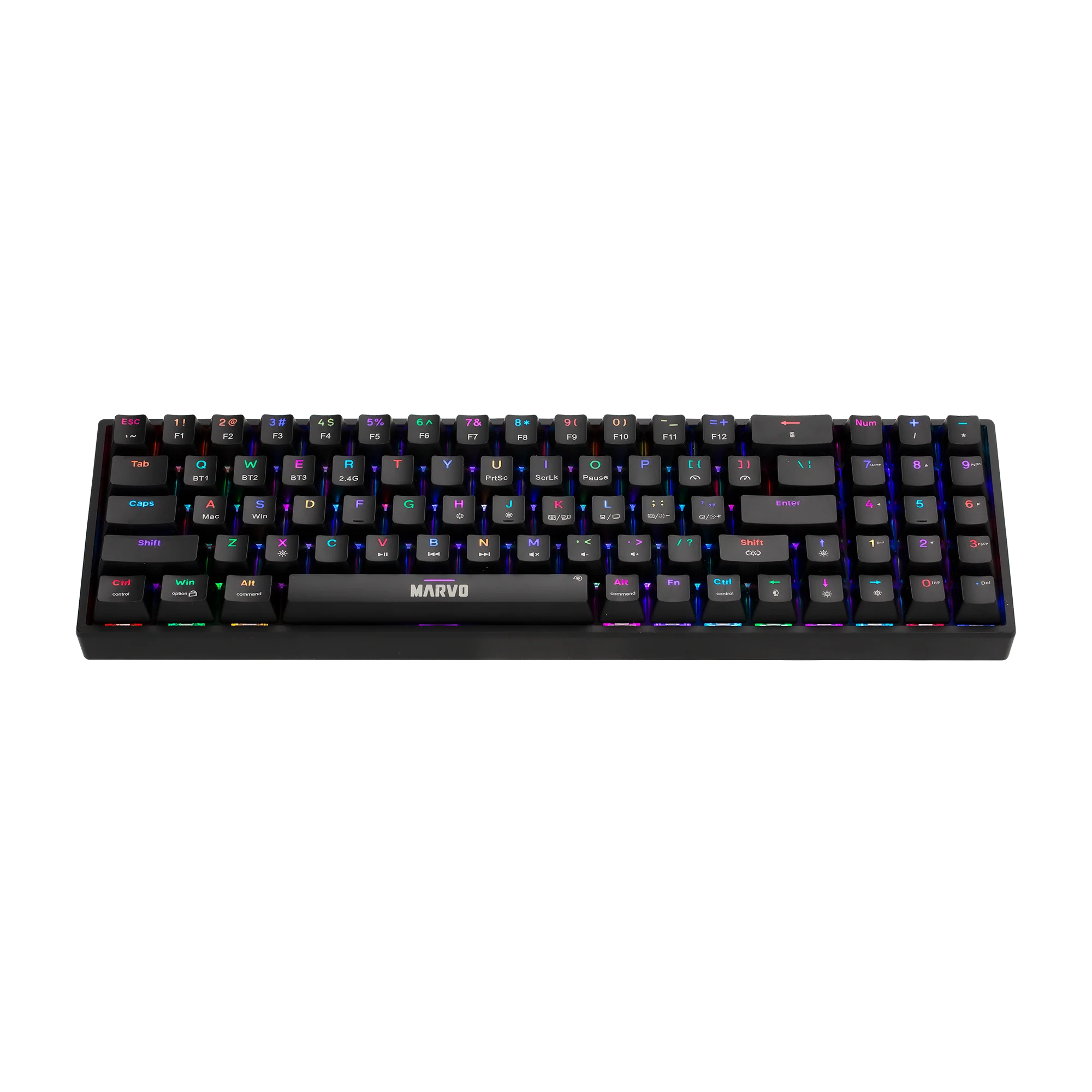 marvo KG956W Shogo 78W tri-modes wired, 2.4G and BT mechanical keyboard