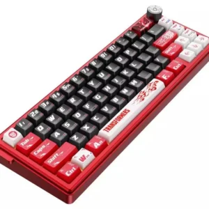 Buy the Transformers TF-GK02 Optimus Prime Mechanical Keyboard Red in UAE from a trusted gaming store with fast delivery and best price.