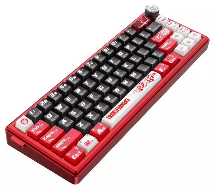 Buy the Transformers TF-GK02 Optimus Prime Mechanical Keyboard Red in UAE from a trusted gaming store with fast delivery and best price.