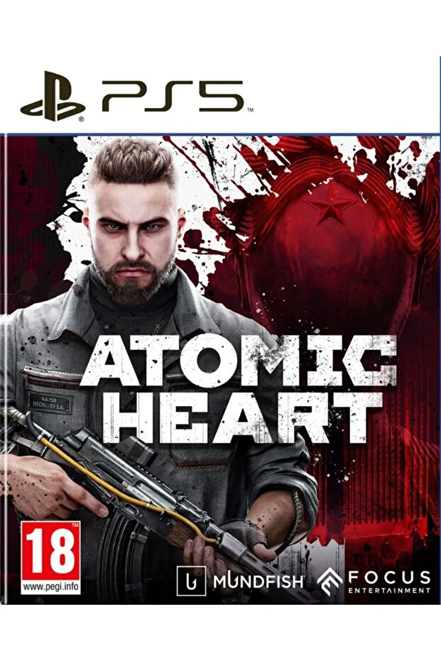 Atomic Heart for PS5 – Explore a twisted utopia, battle mutant creatures and rogue robots, upgrade your weapons, and survive intense, explosive combat.