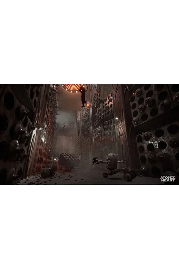 Atomic Heart for PS5 – Explore a twisted utopia, battle mutant creatures and rogue robots, upgrade your weapons, and survive intense, explosive combat.