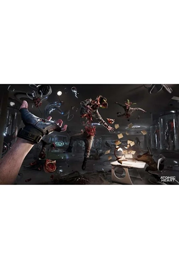 Atomic Heart for PS5 – Explore a twisted utopia, battle mutant creatures and rogue robots, upgrade your weapons, and survive intense, explosive combat.