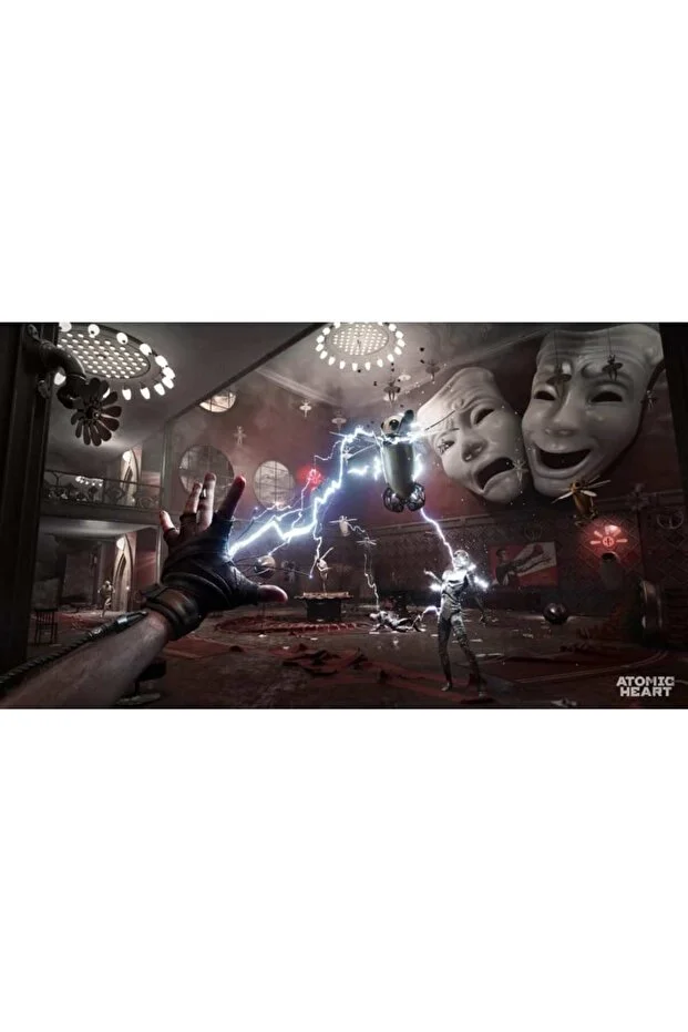 Atomic Heart for PS5 – Explore a twisted utopia, battle mutant creatures and rogue robots, upgrade your weapons, and survive intense, explosive combat.