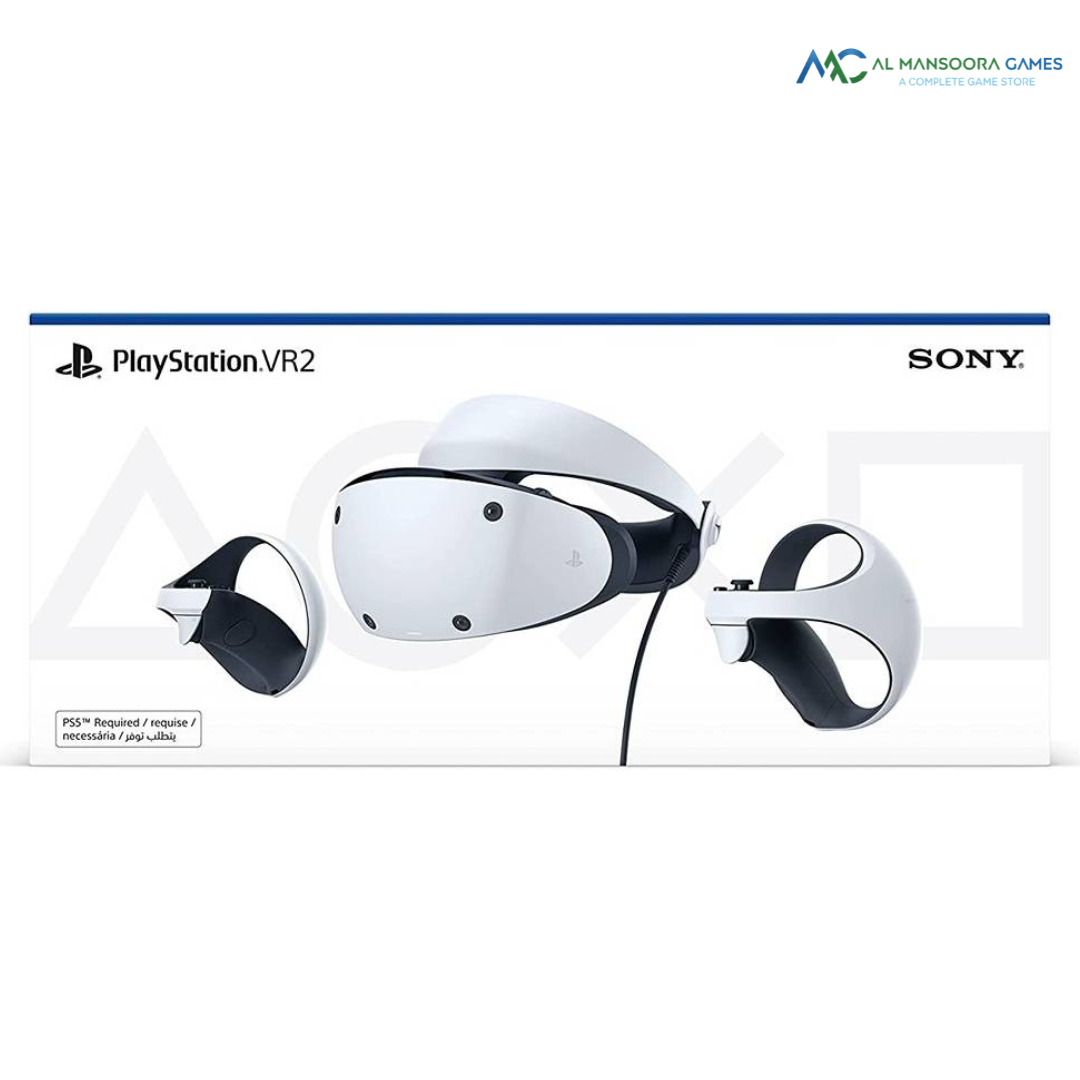 SONY PlayStation VR2 Headset, Two 2000x2040 OLED 120Hz Displays, Adjustable Lens Separartion, 6-Axis Motion Sensing System, Vibration on Headset, Built-in Microphone, USB Type-C, White | CFIZVR1WM