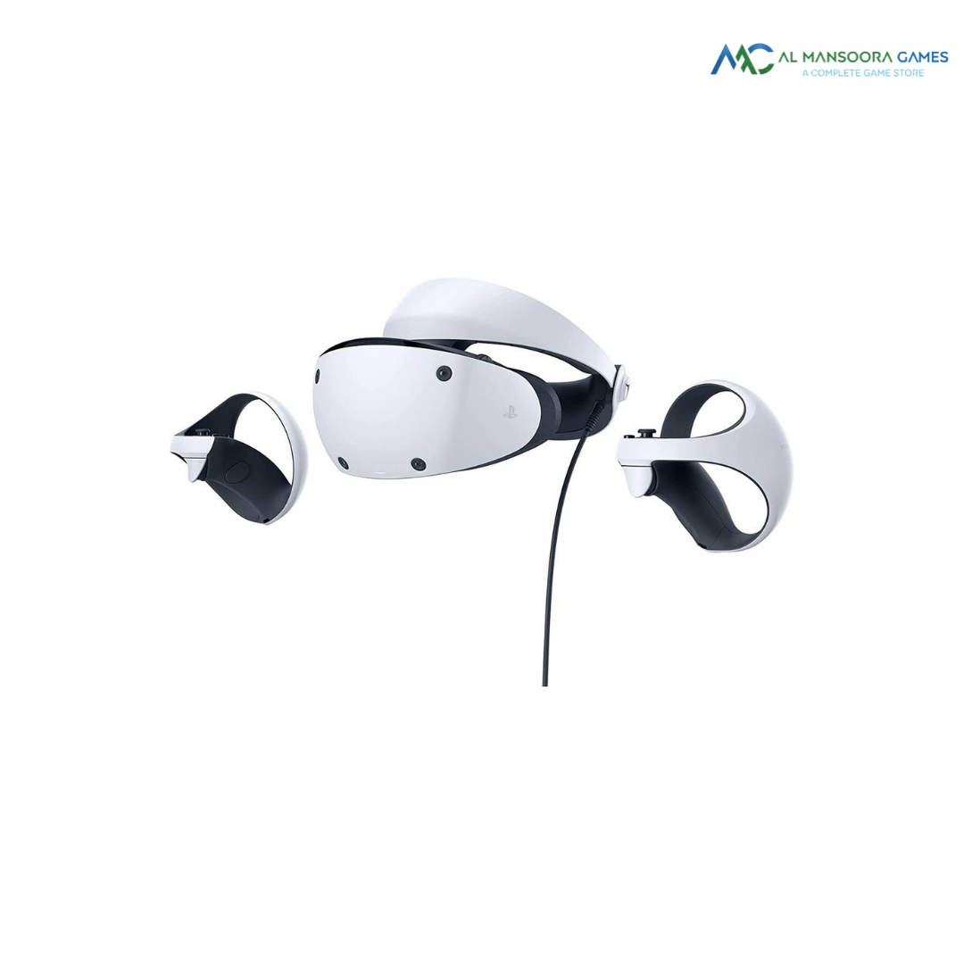 SONY PlayStation VR2 Headset, Two 2000x2040 OLED 120Hz Displays, Adjustable Lens Separartion, 6-Axis Motion Sensing System, Vibration on Headset, Built-in Microphone, USB Type-C, White | CFIZVR1WM