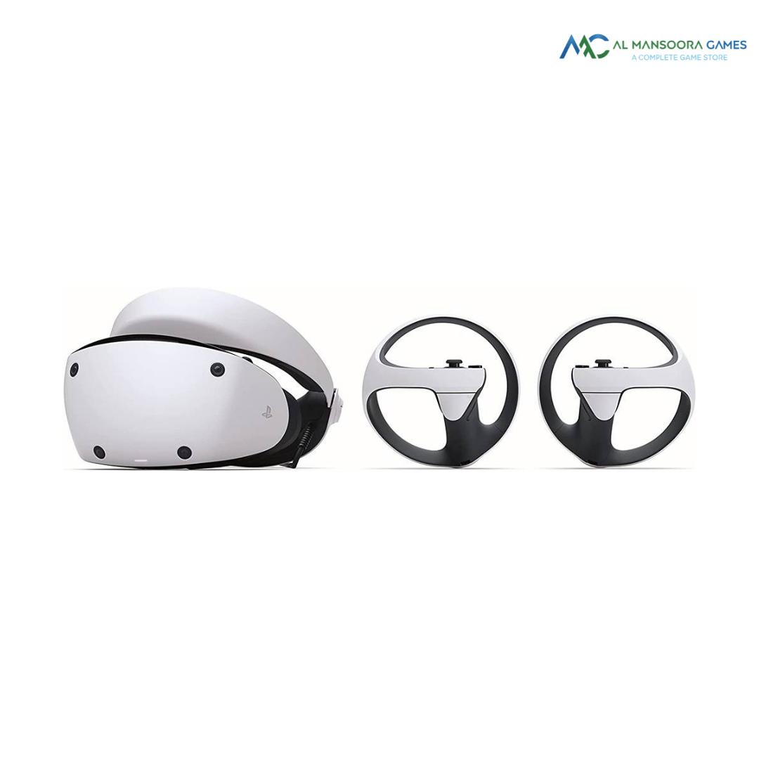 SONY PlayStation VR2 Headset, Two 2000x2040 OLED 120Hz Displays, Adjustable Lens Separartion, 6-Axis Motion Sensing System, Vibration on Headset, Built-in Microphone, USB Type-C, White | CFIZVR1WM