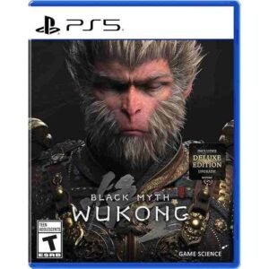Buy Black Myth: Wukong Deluxe Edition for PS5 in UAE. Includes exclusive staff, armor, and soundtrack. In stock at Al Mansoora Games Abu Dhabi.