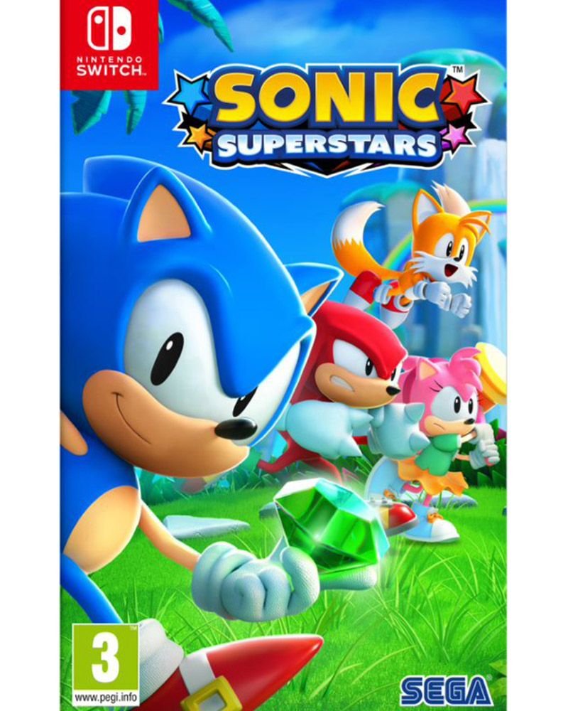 Sega Sonic Superstars – Nintendo Switch 1 Sonic Superstars Switch UAE | 4-Player Co-op - Al Mansoora