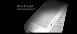 AI PRO ATX Mid-Tower Gaming PC Case with Tempered Glass Side Panel, ARGB Halo Front Panel & Type-C Front I/O 10 AI PRO 4