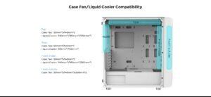 AI PRO ATX Mid-Tower Gaming PC Case with Tempered Glass Side Panel, ARGB Halo Front Panel & Type-C Front I/O 13 AI PRO 7