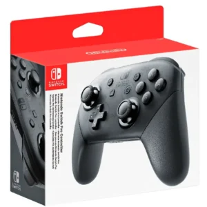 Buy the official Nintendo Switch Pro Controller at the best price in UAE. Features 40hr battery & HD Rumble. 1-year warranty included at Al Mansoora Games