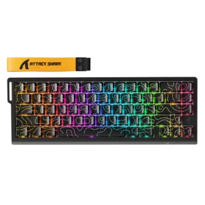 ATTACK SHARK X68PRO HE Wireless Rapid Trigger Magnetic Gaming Keyboard with RGB Backlight