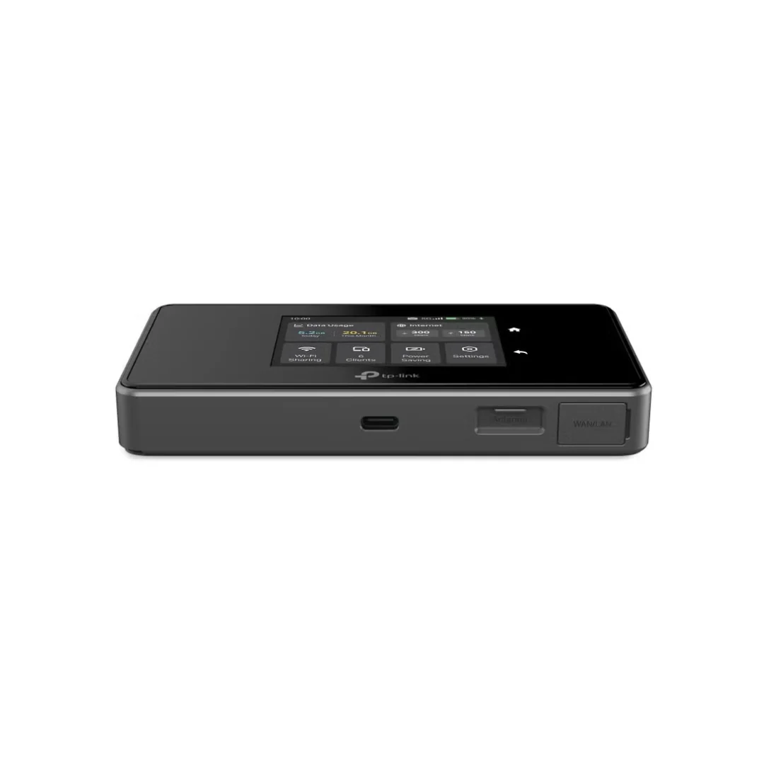TP-Link M8550 | 5G Mobile Wi-Fi 6E Portable Modem | 3.4Gbps Speed | Tri-Band AXE3600 | Touch Screen | Gigabit Port | VPN Support | 32 Device Connections | Pocket Wi-Fi with Sim Card | New Generation
