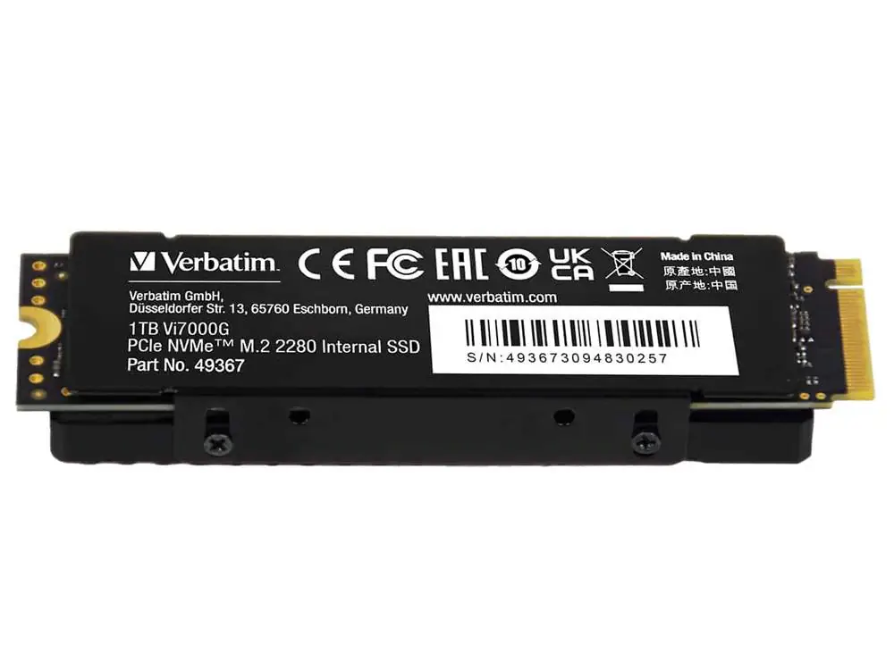 Verbatim Vi7000G — 1TB PCIe NVMe M.2 2280 Internal SSD - Image 5