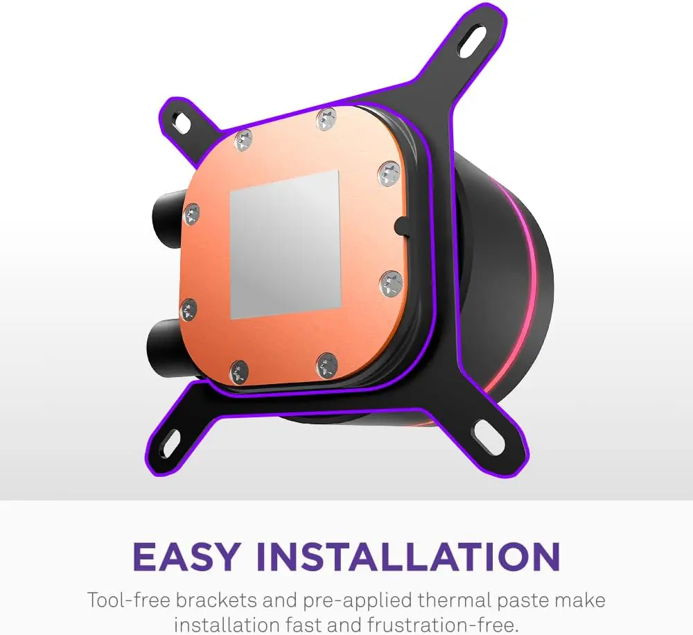 NZXT Kraken Core 360 RGB — AIO Liquid CPU Cooler 8 NZXT Kraken Core 360 RGB — AIO Liquid CPU Cooler - Image 8