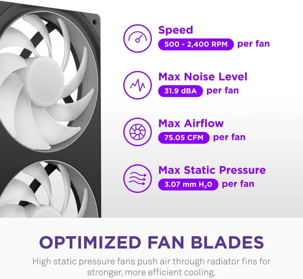 NZXT Kraken Core 360 RGB — AIO Liquid CPU Cooler 6 NZXT Kraken Core 360 RGB — AIO Liquid CPU Cooler - Image 6