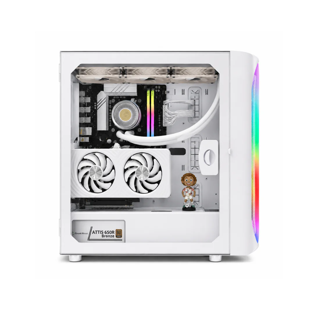 Intel i5-12400F | RTX 5060 8GB White OC Gaming PC - Image 2
