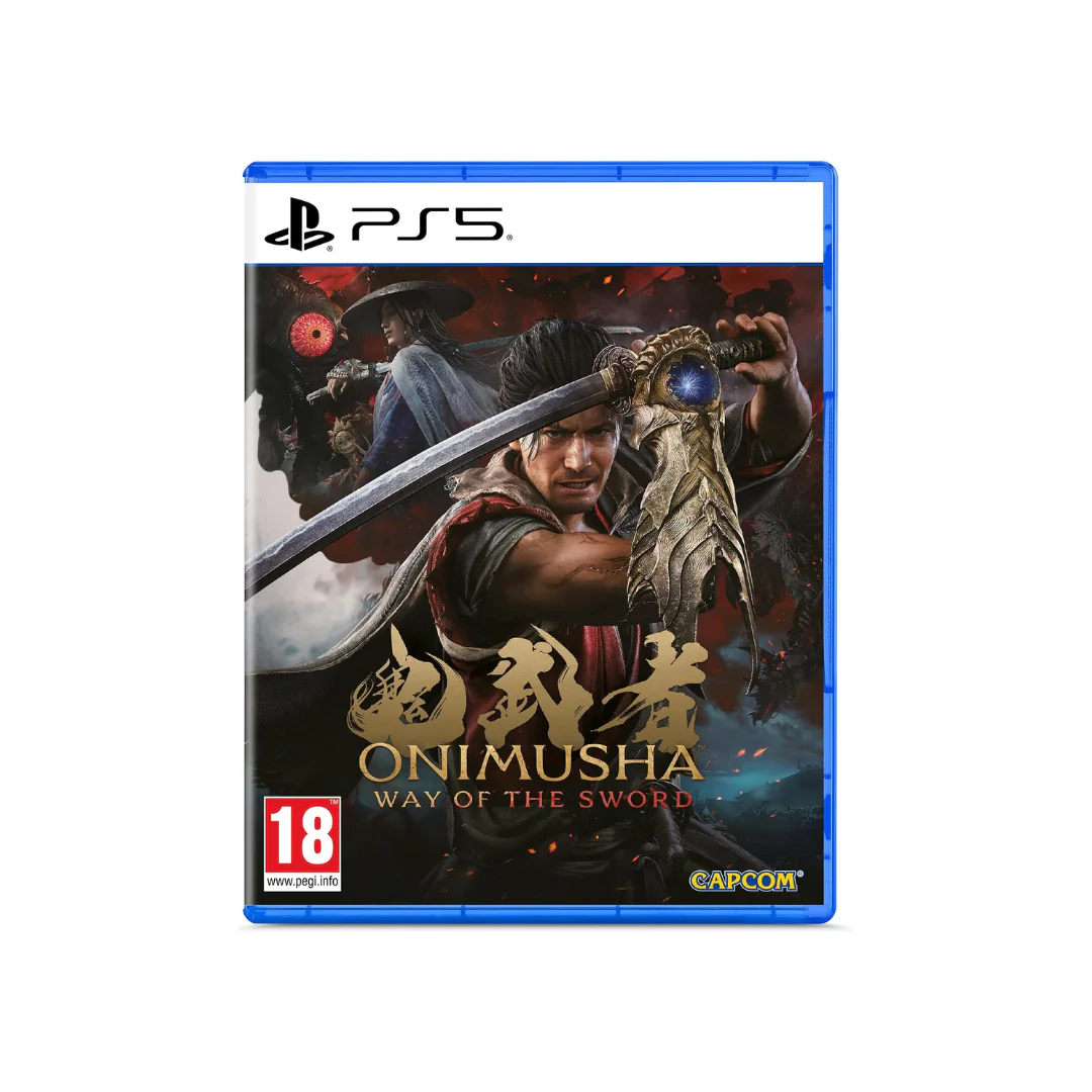 Onimusha Way of the Sword PS5 game case, Capcom, samurai swordplay action