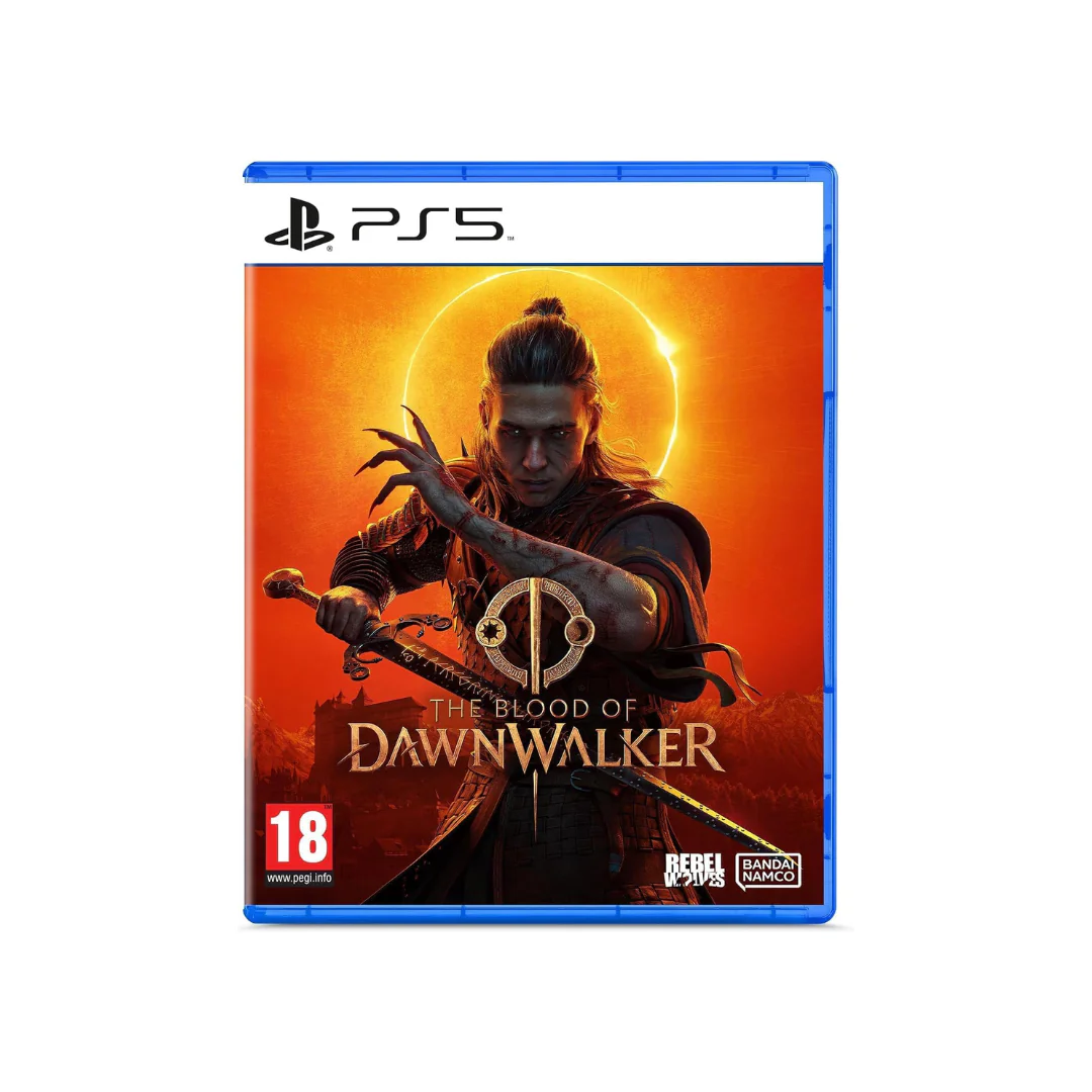 The Blood of Dawnwalker — PS5 1 The Blood of Dawnwalker PS5 game case, Rebel Wolves, Bandai Namco dark fantasy RPG