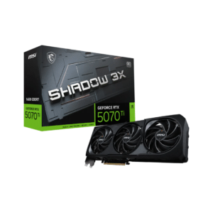 MSI GeForce RTX 5080 16G SHADOW 3X OC graphics card box