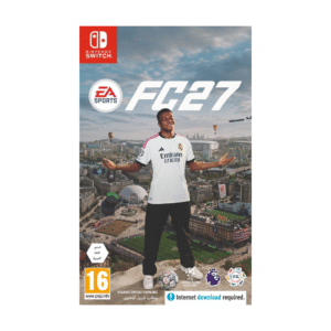 EA Sports FC 27 for Nintendo Switch. Career Mode, Ultimate Team, Tournaments, local multiplayer. 21,000+ licensed players, Arabic language support. Shop UAE.