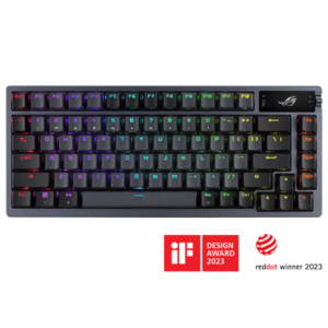 ASUS ROG Azoth 75% wireless mechanical keyboard box, black, NX Red switches, RGB