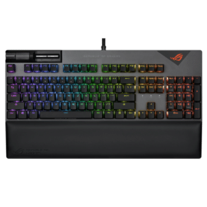 ASUS ROG Strix Flare II mechanical gaming keyboard box, gunmetal, NX Red switches, RGB