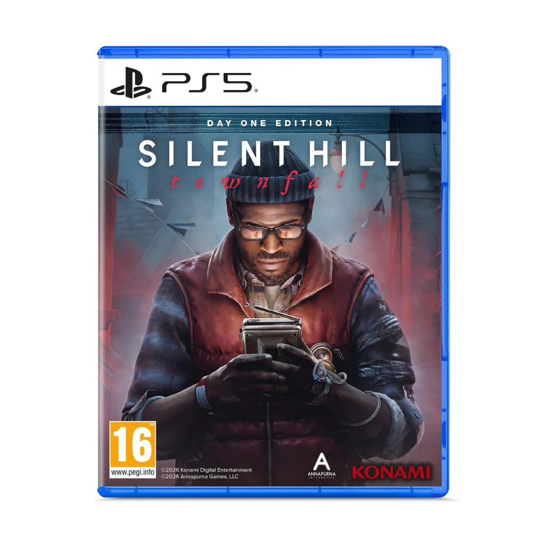 Silent Hill Townfall PS5 Day One Edition game case, Konami, Annapurna Interactive