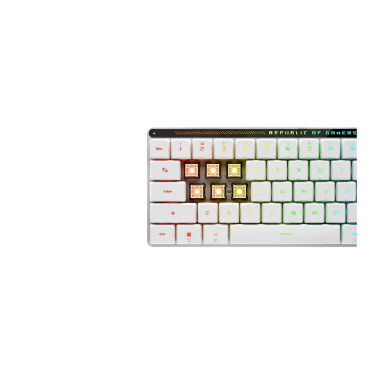 ASUS ROG Falchion RX Low Profile — 65% Wireless Mechanical Gaming Keyboard - Image 11