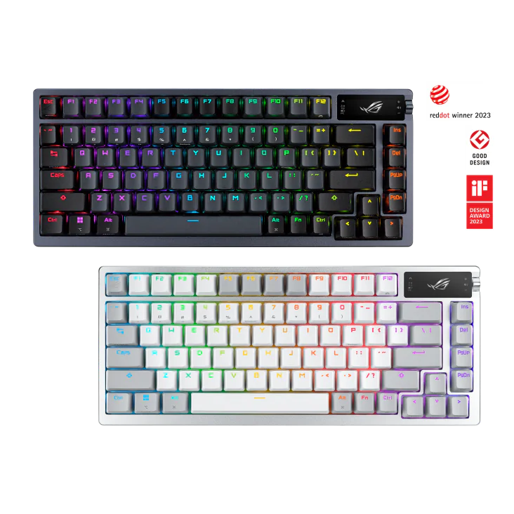 ASUS ROG Azoth — 75% Wireless Mechanical Gaming Keyboard (NX Red) - Image 2