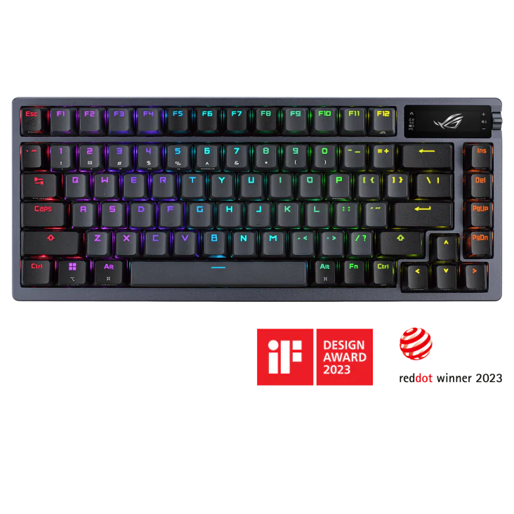 ASUS ROG Azoth — 75% Wireless Mechanical Gaming Keyboard (NX Red) - Image 4