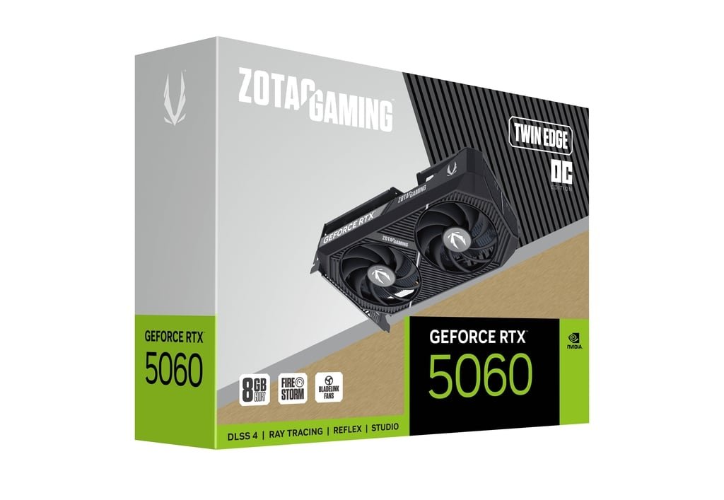 ZOTAC GAMING GeForce RTX 5060 Twin Edge OC 8GB GDDR7 Graphics Card 2 ZOTAC GAMING GeForce RTX 5060 Twin Edge OC 8GB GDDR7 Graphics Card - Image 2